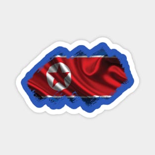 North Korea Flag Magnet