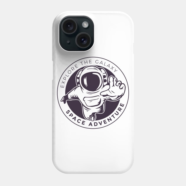 Space Adventure Explore the Galaxy Phone Case by madeinchorley