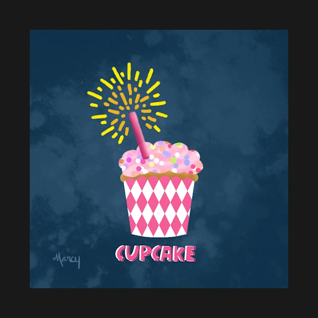 Cupcake by MarcyBrennanArt