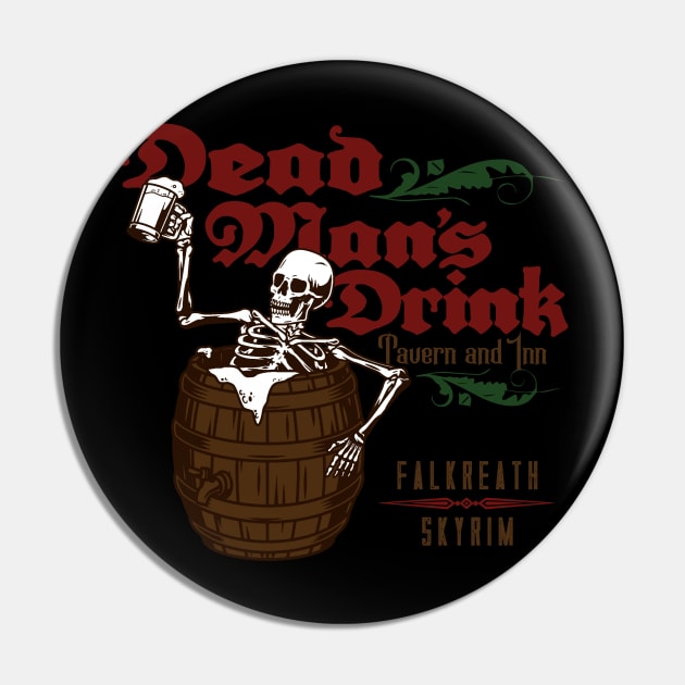 Dead Man's Drink Pin by MindsparkCreative