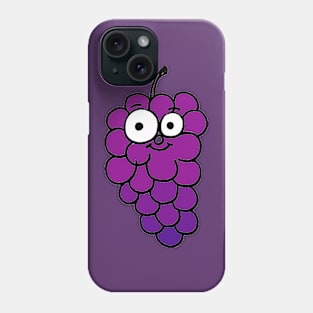 Happy, Healthy Grapes Doodle Phone Case