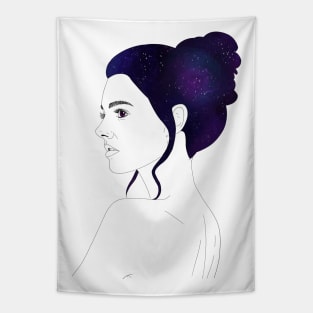 Galaxy Girl Tapestry