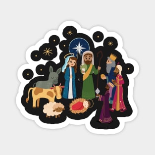 Christmas Nativity Scene Magnet