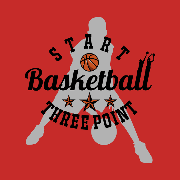 Start Basketball Start Three Point by soaktrendingworld