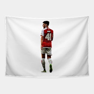 Back turned Declan Rice Tapestry