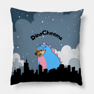 Dinocheems in the city dino cheems Pillow