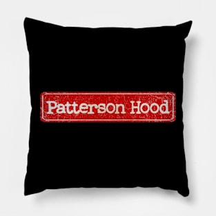 vintage retro plate Patterson Hood Pillow