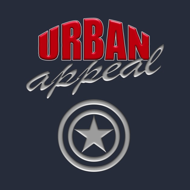 Urban Appeal Red And Metallic Silver Logo-Style Design by Suzette Ransome Illustration & Design