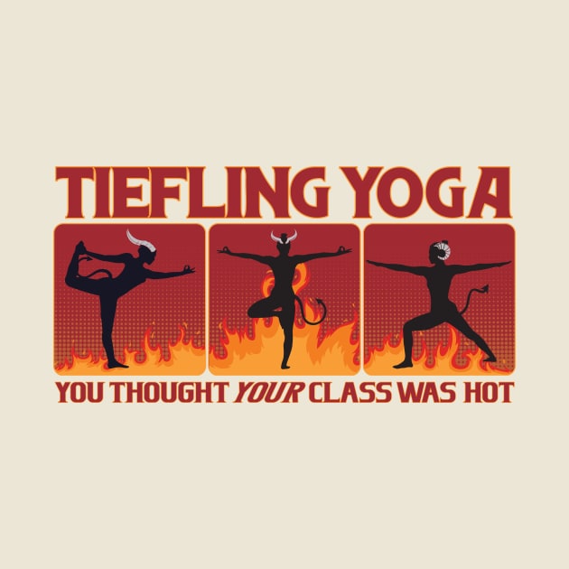 Tiefling Yoga by KennefRiggles