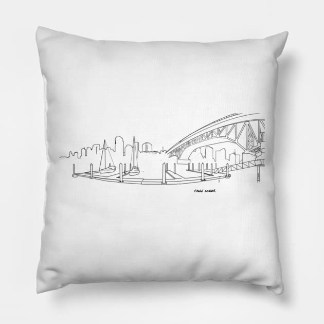 False Creek Pillow by IntuitiveI