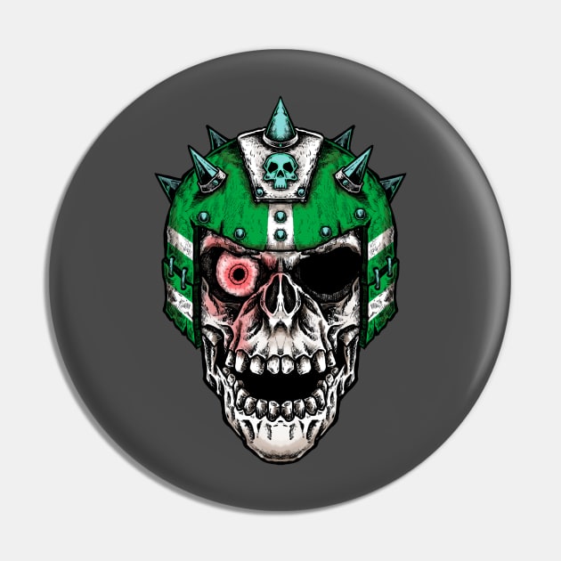 Fantasy Football Skeleton Green 2 Pin by Spevna