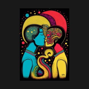 Two men kissing T-Shirt