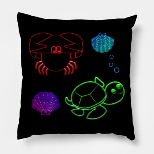 Turtle and Crab Pillow