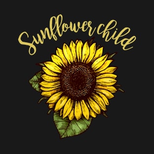 Sunflower Child Yellow Beautiful Daughter T-Shirt