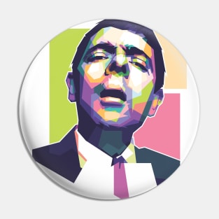 Mr Bean WPAP Pin