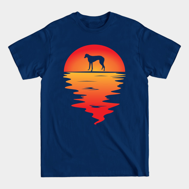 Discover Sunset Dog Hortaya Borzaya - Dog - T-Shirt