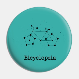 Bicyclopeia – Bicycle star constellation Pin