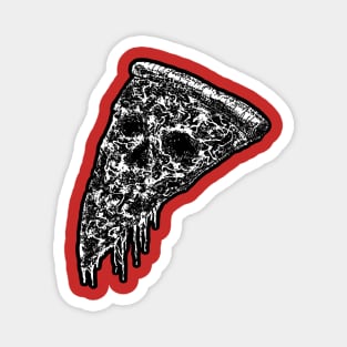 Pizza Skull Magnet