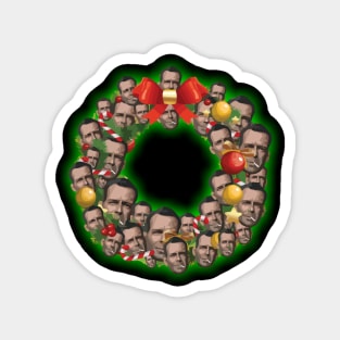 John McClane Die Hard Multiface Christmas Wreath Magnet