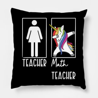 Math Teacher Pillow