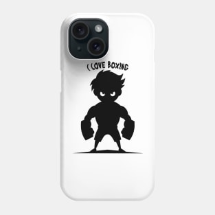 I Love A Boxing Anime Boxer Lovers Gift Phone Case