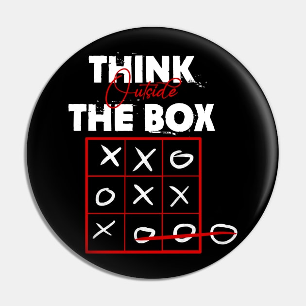 Think outside the box Pin by SAN ART STUDIO 