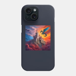 Dragon Castle Psychedelic Fantasy Phone Case