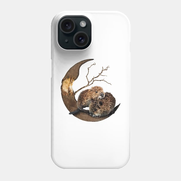 North American beaver Phone Case by Renasingsasong