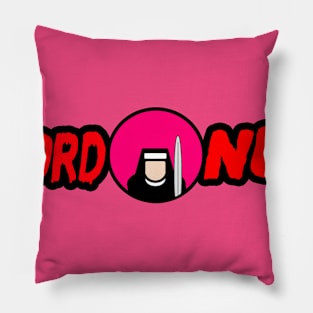 Sword Nun Logo. Pillow