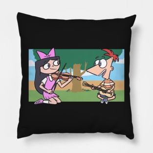 She's the strawberry, and he's the biscuit! Pillow