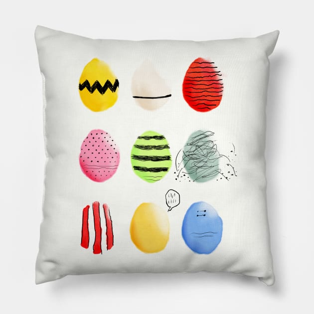 Li'l Eggs Pillow by m1a2