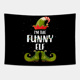 Im The Funny Elf Christmas Tapestry