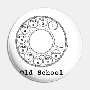 Rotary Dial Retro Pin