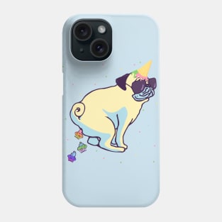 pug unicorn poops cupcakes Phone Case