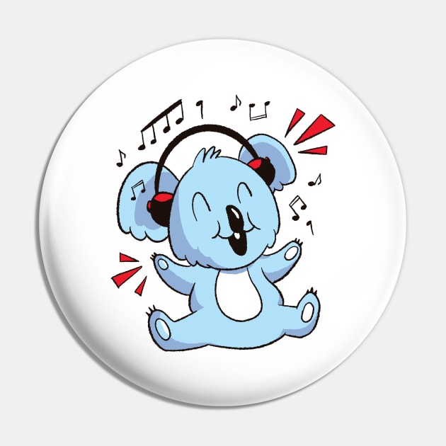 Cute Koala Pin by MajorCompany