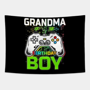 Gaming Video Gamer Grandma Of The Birthday Boy Tapestry