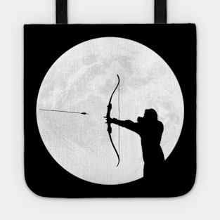 Archer Silhouette in Full Moon Tote