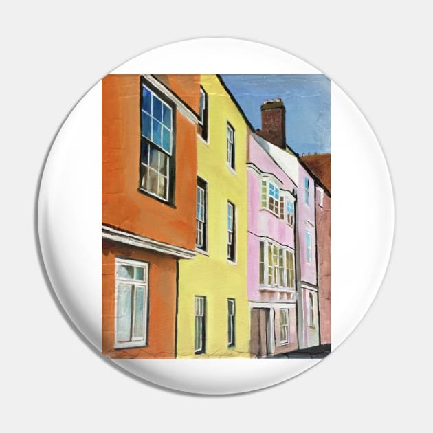 Oxford, Pastel Coloured Houses Pin by golan22may