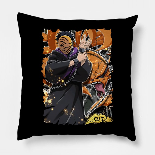 TOBI OBITO MERCH VTG Pillow by Melesz.Ink Tattoo