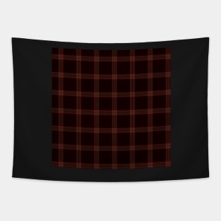 "Anias" Plaid by Suzy Hager    Red & Black Colors Tapestry