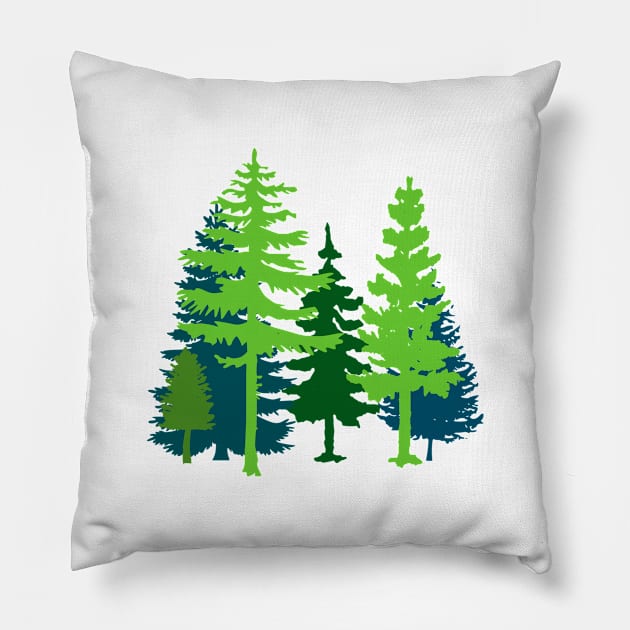 Trees Pillow by PallKris