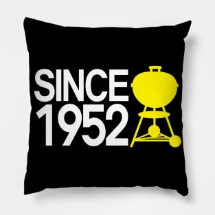 Grill Giants Since 1952 Yellow Pillow