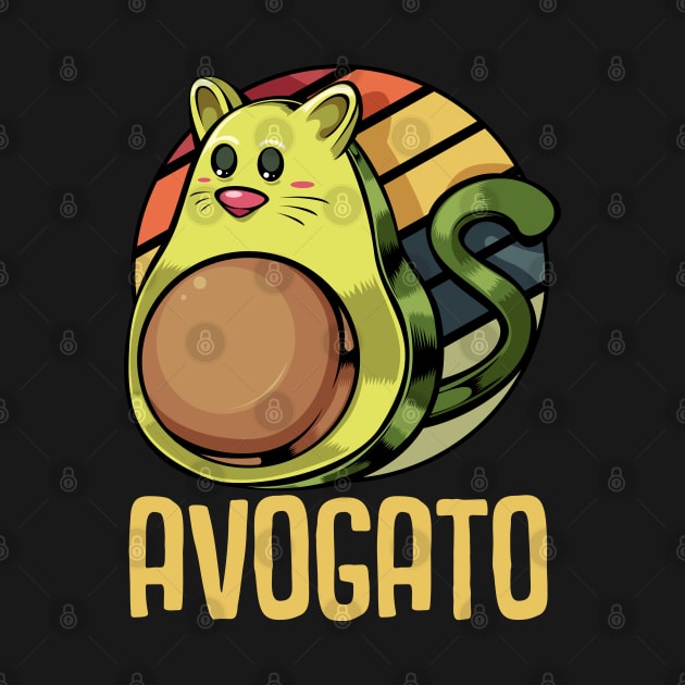 Avocado - Avogato Cute Vegan Cat by Lumio Gifts