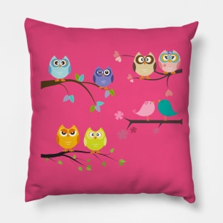 Owl Branches Pillow