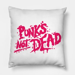 Punk's Not Dead Pillow