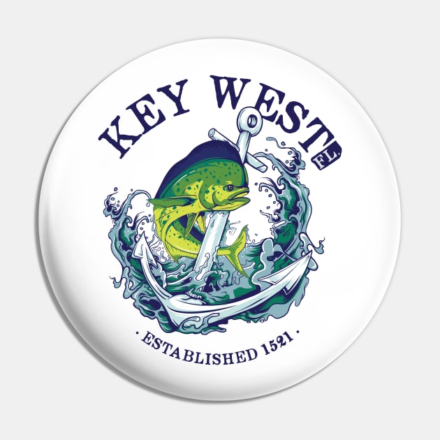 Key West Florida Mahi Mahi Fishing gifts Pin by Dailygrind