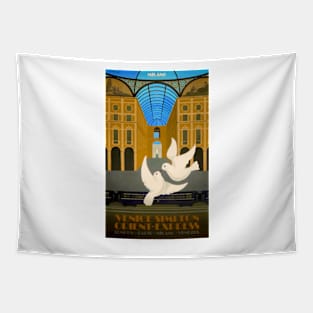 Vintage, retro Venice Simplon Orient-Express Tapestry