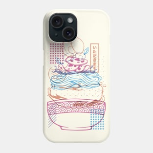 Neon Sign Noodles Ramen by Tobe Fonseca Phone Case