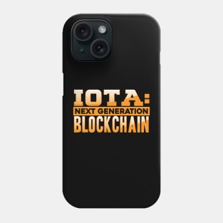 IOTA Cryptocurrency Next Generation Blockchain Phone Case