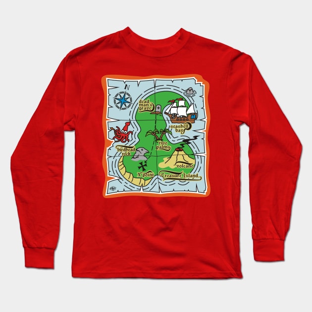 Pirate's Well Mens Long Sleeve T Shirt